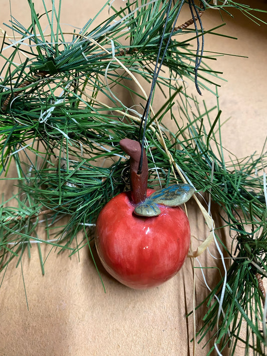 Pomme rouge de Noël